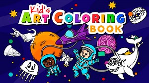 Kid's Art Coloring Book