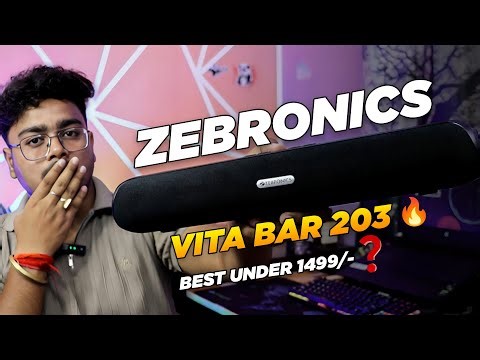 26W Zebronics Vita Bar 203 Review 🔥 | Best Soundbar Under ₹1499?