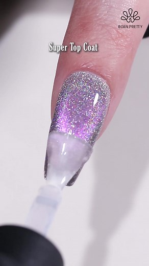 Rainbow Cat Eye Nail Art | Glitter Magnet Nails Tutorial