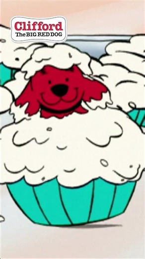 Clifford Gets Stuck in a Cupcake | Clifford the Big Red Dog | Scholastic Kids #shorts