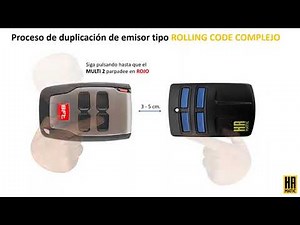 PROCESO PARA COPIAR MANDO BFT MITTO RCB CON HR MULTI2