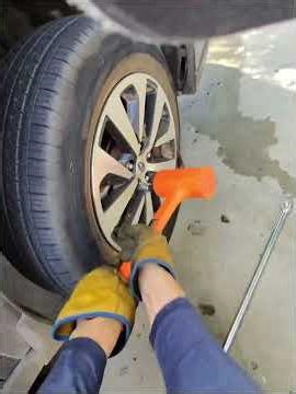 How to take off a wheel lock without a key. #roadside #automobile #car #diy #shorts #reels #fyp #yt