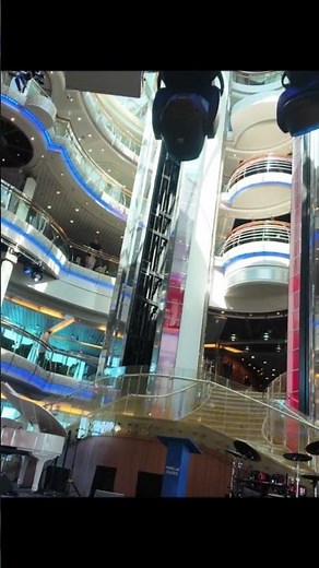 Marella Discovery 2 atrium and elevators. #marellacruises #cruiseship #cruise #tui