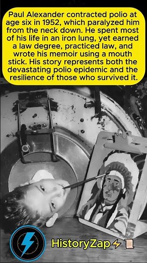 💪 The Lawyer Who Lived in an Iron Lung: Paul Alexander's Story