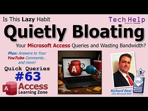 The Lazy Habit Quietly Bloating Your Microsoft Access Queries & Wasting Bandwidth. Quick Queries #63