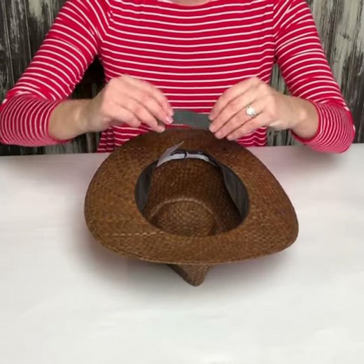 How to use Bollman Hat Company Comfort Strips to Size a Too Large Hat