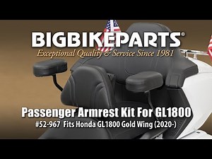 Passenger Armrest Kit For Honda GL1800 Gold Wing (2020-)