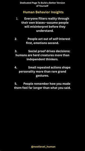 Human Behavior Psychology