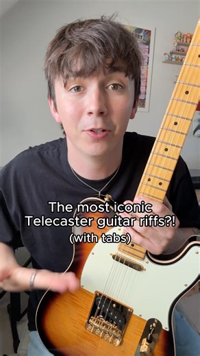 Are these the most iconic Telecaster guitars riffs!? 👀 (with tabs!) #guitartabs #guitarriffs