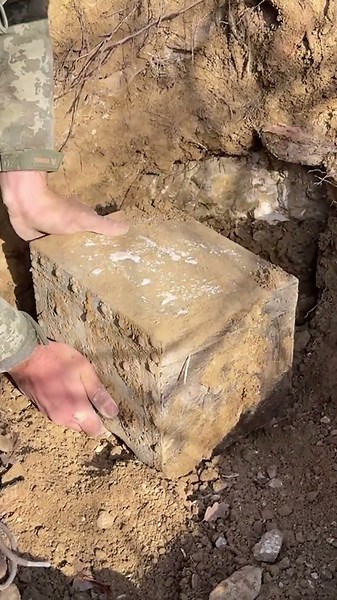 Years buried underground, finally opened #treasurehunt #artifact #history