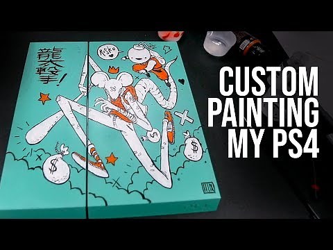 Custom Painting my PS4