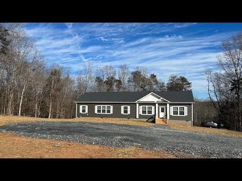 One-Story Rancher Modular Home Installation Oakwood Homes Fluvanna County