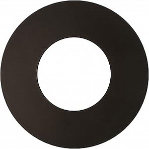 The Can Converter Ceiling Medallion for Recessed Can Light – Home Improvement Decorative Steel Flat Goof Ring & Cover Plate for 5" & 6" Cans, Small Ceiling Medallion for Chandeliers, Matte Black
