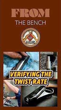 🧰 𝐅𝐑𝐎𝐌 𝐓𝐇𝐄 𝐁𝐄𝐍𝐂𝐇: How Do You Check a Rifle's Twist Rate?