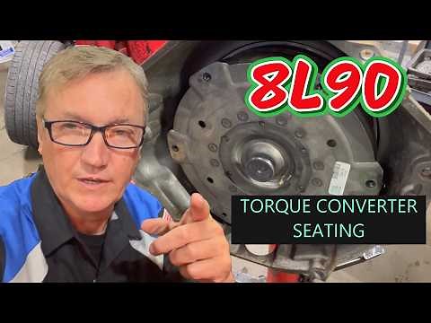 Chevrolet / Chevy Silverado How to Seat / install the Torque Converter on the 8L90 Transmission