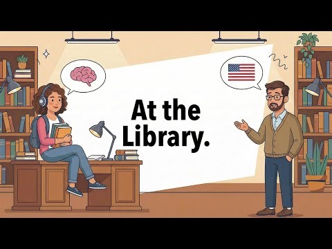 Asking for the Library in English Polite & Easy Daily Conversation