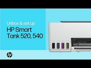 HP Smart Tank 520/540 Setup: Unbox, Install HP Smart, Fill Ink, Install Printheads | HP Support