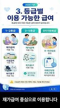 2026년 장기요양급여 안내