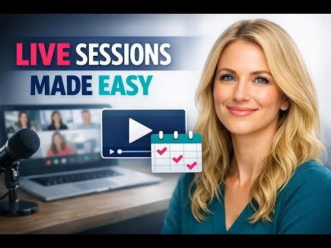 Live Sessions in Courses: Create, Schedule, and Add Recordings