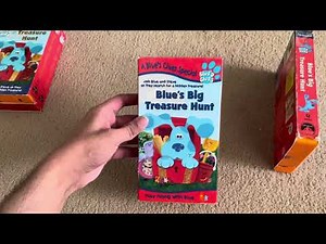 Blue’s Clues: Blue’s Big Treasure Hunt 1999 VHS (4 Copies)
