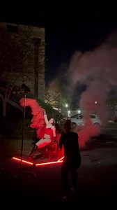 We kicked off our boudoir session with some colored smoke, adding a little magic, a little mystery, and a whole lot of 🔥. This is how we turn beautiful moments into unforgettable art📸 | Black Rose Photography