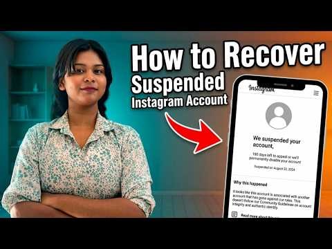 How to Recover Suspended Instagram Account in 2026 | We Suspended Your Account Fixs