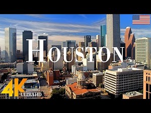 Houston 4K drone view • Stunning Footage Aerial View Of Houston | Relaxation film with calming music