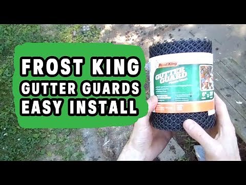 Frost King Gutter Guards EASY Install | Gutter Guard Installation