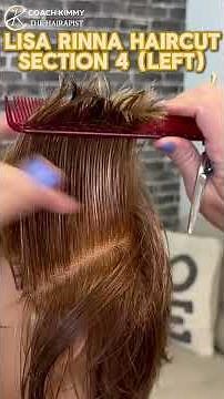 The Lisa Rinna Haircut! #shorts #lisarinnahaircut #hairtutorial