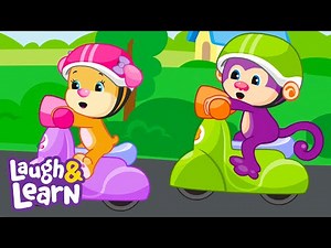 Opposites with Scooter | Laugh & Learn™ | Cartoons and Kids Songs | Learn ABCs + 123s