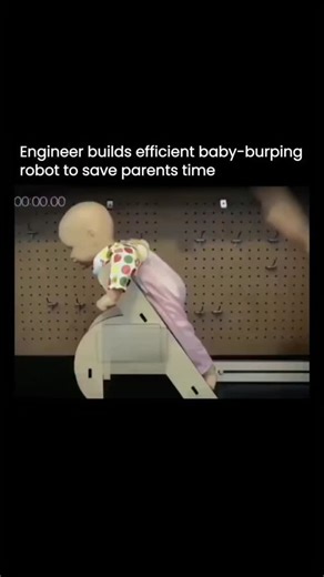 Deepnewsai | Engineers have developed an efficient baby-burping robot designed to replicate the precise movements employed to facilitate infant burping.... | Instagram