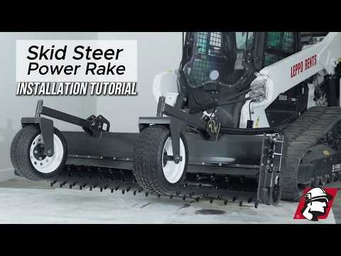 Skid Steer Power Rake Installation Tutorial