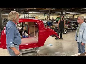 1934 pro street chassis meets its body