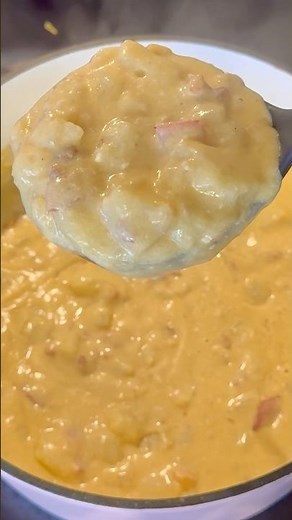 Loaded Baked Potato Soup #recipe #cooking #potatosoup
