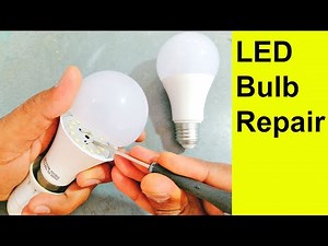 How to repair LED SMD light Bulb easily at home Urdu Hindi