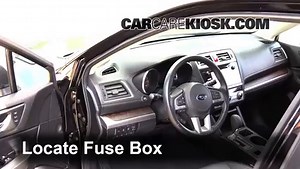Interior Fuse Check: 2015 Subaru Outback 3.6R Limited 3.6L 6 Cyl.