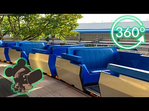 360º Ride on Tomorrowland Transit Authority PeopleMover with New Narration