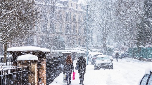 Weather maps show Storm Darragh to bring 20cm of snow to parts of Scotland