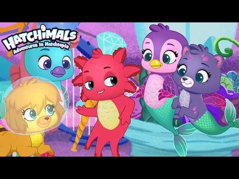 Welcome to the Shellshop! | Hatchimals Adventures in Hatchtopia | Spin Sparkle | Cartoons for Kids