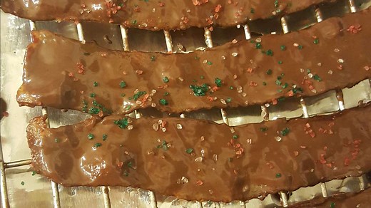 Chocolate-Covered Bacon Strips