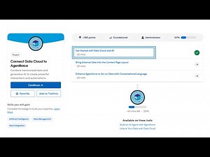 Get Started with Data Cloud and AI | Connect Data Cloud to Agentforce | Salesforce