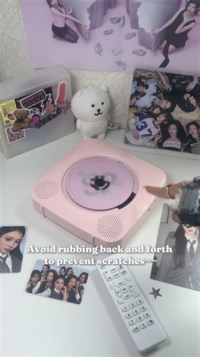 Gueray Y01 🤍 My New Aesthetic CD Player #GuerayY01 #CDPlayer #PortableCDPlayer #RetroAudio #KpopCD