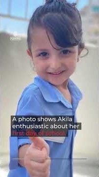 Eight-year-old Gaza girl killed by Israel on first day of school | AJ #shorts