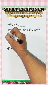 Cara mengerjakan soal bilangan berpangkat dengan mudah #matematika #perpangkatan #bilanganpangkat
