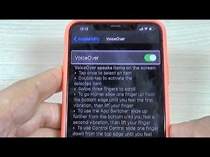 How to DISABLE VOICE ASSISTANT (VoiceOver) on iPhone 11, 11 Pro & Max (2019) IOS 13