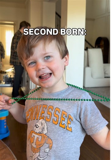 LOL classic “second child energy” 😅