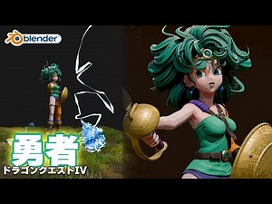 3D Modeling of Japanese Game Character in Blender!