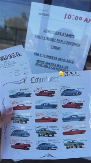 #lowriderstamps #usps #uspslowrider #viralvideo #trending