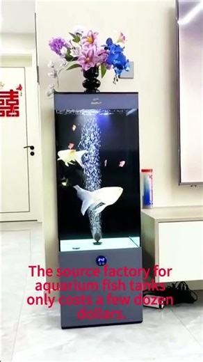 A very easy fish tank, a lazy person's fish tank #fish #factory #aquarium #homedecor #machine