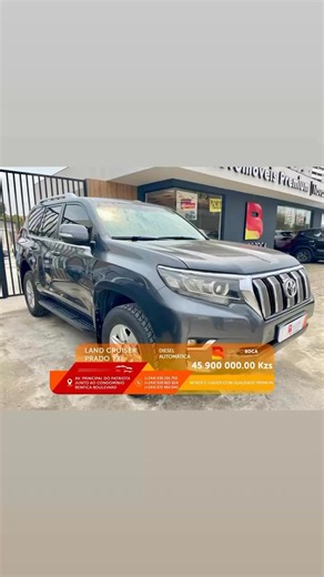 Grupo BDCA – Mudança de Frota 🚙 𝐓𝐨𝐲𝐨𝐭𝐚 𝐋𝐚𝐧𝐝 𝐂𝐫𝐮𝐢𝐬𝐞𝐫 𝐏𝐫𝐚𝐝𝐨 𝐓𝐗-𝐋 📆 Ano: 2020 – 2022 ⚙️ Transmissão: Automática ⛽ Combustível: Diesel 🔢 Matrícula: Série H 📍 Quilometragem: 42.000 km 💰 𝐏𝐫𝐞ç𝐨: 𝟒𝟓.𝟗𝟎𝟎.𝟎𝟎𝟎,𝟎𝟎 𝐊𝐳 ✨ Descrição do Modelo: SUV ideal para uso executivo ou familiar. Equipado com motor diesel potente e eficiente, caixa automática de 6 velocidades, sistema 4x4, bancos em couro, ar-condicionado digital, sistema multimídia, sensores de estacionamento,